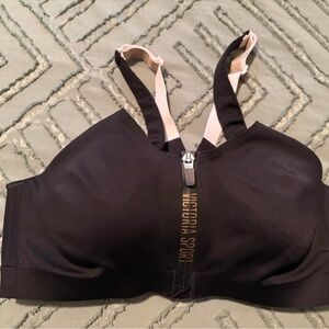 Victoria’s Secret Black Sports Bra with Zipper